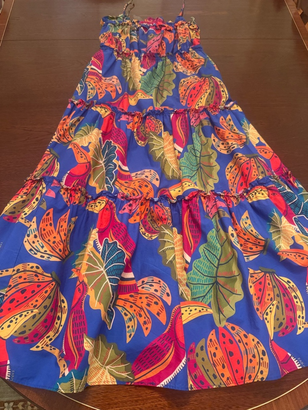 NWT Farm Rio Beaks & Bananas Midi Dress Size XS